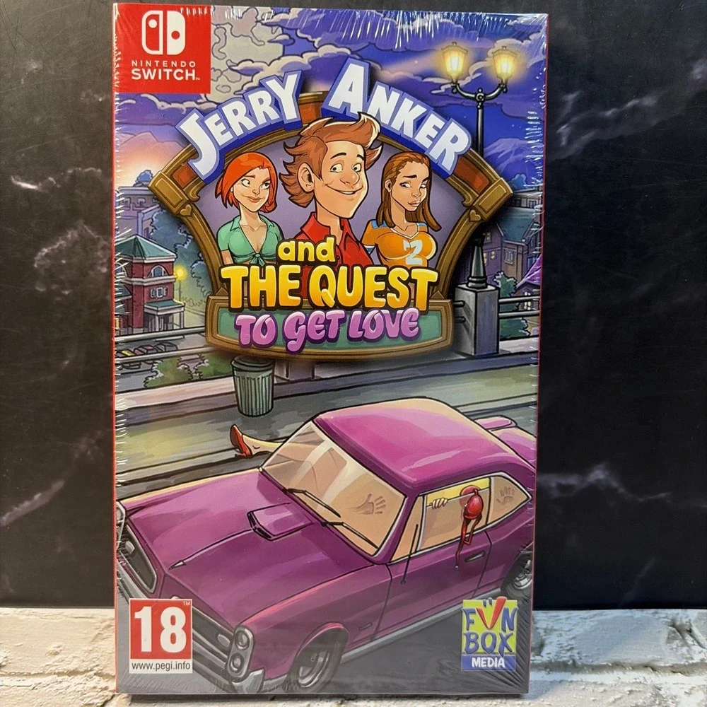Jerry Anker and the Quest to Get Love - Nintendo Switch - New - Factory Sealed